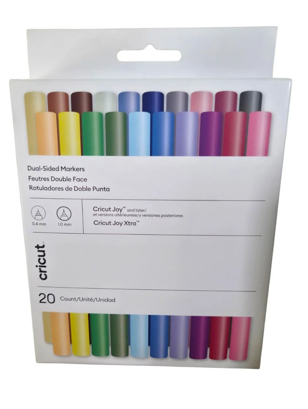 20ct Dual-Sided Markers 0.1/.04 Tip Size - Color Variety For CricutJOY NWT